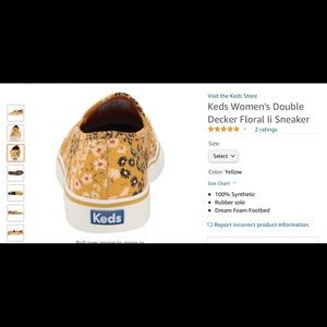 Keds Floral Double Decker Floral Li Sneakers